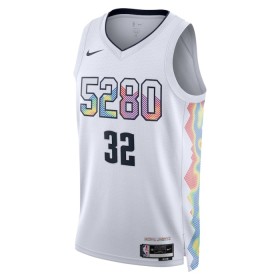 Muške NBA Dres Denver Nuggets Aaron Gordon Nike 2024-25 City Edition Bijela Swingman